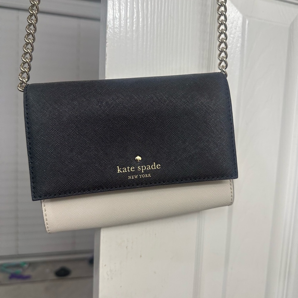 Kate Spade Two-Tone Black and Cream Crossbody Bag